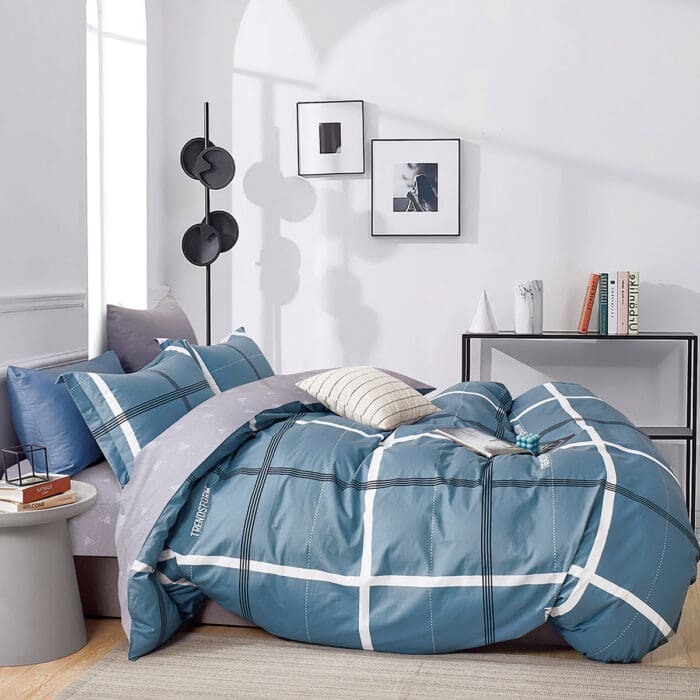 Σετ πάπλωμα υπέρδιπλο Art 11105 Finch 220x240 Εμπριμέ Beauty Home