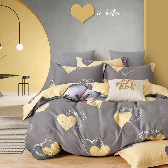 Σετ πάπλωμα υπέρδιπλο Art 11112 Hoopoe 220x240 Εμπριμέ Beauty Home