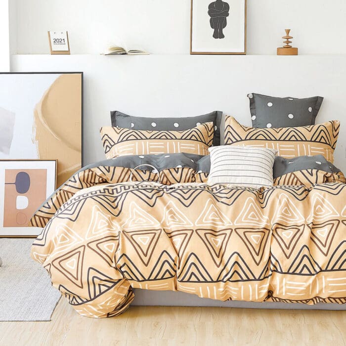 Σετ πάπλωμα υπέρδιπλο Art 11113 Bohemian 220x240 Εμπριμέ Beauty Home