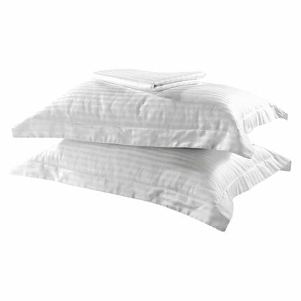 Σετ σεντόνια υπέρδιπλα Dobby Cotton Rich Blend Art 1381  240x260  Λευκό Beauty Home