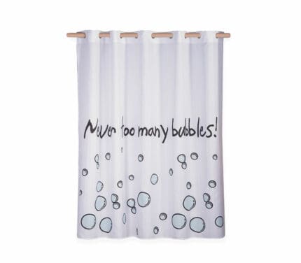 ΚΟΥΡΤΙΝΑ ΜΠΑΝΙΟΥ ΠΟΛ.MANY BUBBLES 180Χ200