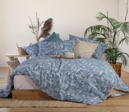 ΣΕΝΤΟΝΙ ΒΑΜΒ. ASSIA BLUE ΣΕΤ KING SIZE Μ.Λ