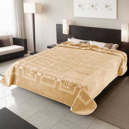 ΚΟΥΒΕΡΤΑ ΥΠΕΡΔΙΠΛΗ 220X240 PIERRE CARDIN NANCY 657  OFF WHITE(15)