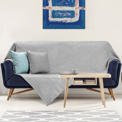 Ριχτάρι Τριθέσιο Art 8479 180x300 Γκρι Beauty Home