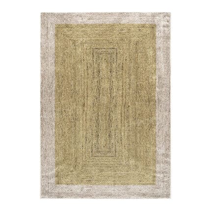 Χαλί Jute Art 9131-Yellow Μπεζ