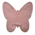 ΧΑΛΙ PUFFY JM7 DARK PINK BUTTERFLY ANTISLIP - 120X120B  NewPlan