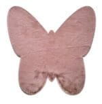 ΧΑΛΙ PUFFY JM7 DARK PINK BUTTERFLY ANTISLIP - 120X120B NewPlan