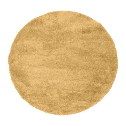 Ροτόντα 133x133 Fluffie Art 9617 Yellow Κίτρινο Beauty Home