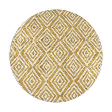 Ροτόντα 140x140 Azelie Art 9762-Yellow Κίτρινο Beauty Home