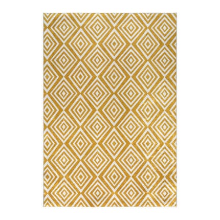 Πατάκι Azelie Art 9762-Yellow 67x140 Κίτρινο Beauty Home