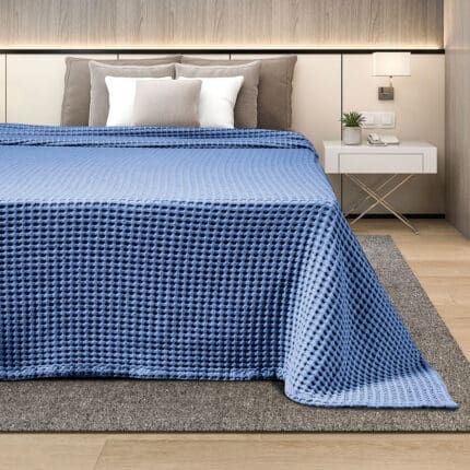 ΚΟΥΒΕΡΤΑ ΠΙΚΕ ΜΟΝΗ 160Χ240 ADAM HOME  BLUE