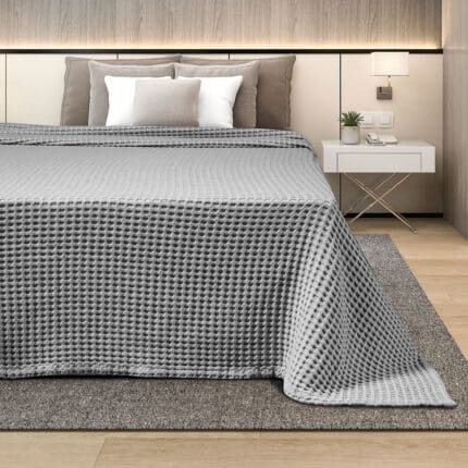 ΚΟΥΒΕΡΤΑ ΠΙΚΕ ΜΟΝΗ 160Χ240 ADAM HOME  GREY