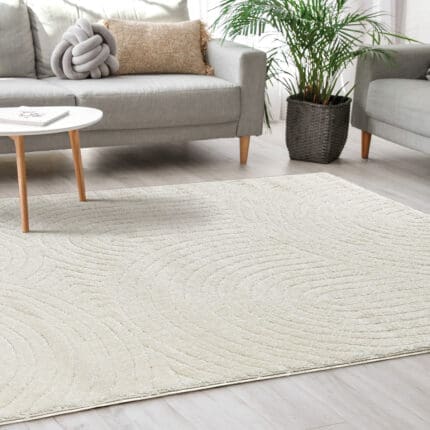 Χαλί Bezier Art 9630 White Λευκό Beauty Home