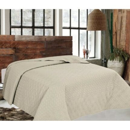 ΚΟΥΒΕΡΛΙ ELEGANCE ΥΠΕΡΔΙΠΛΟ 220X240 ADAM HOME  VENUS  BEIGE
