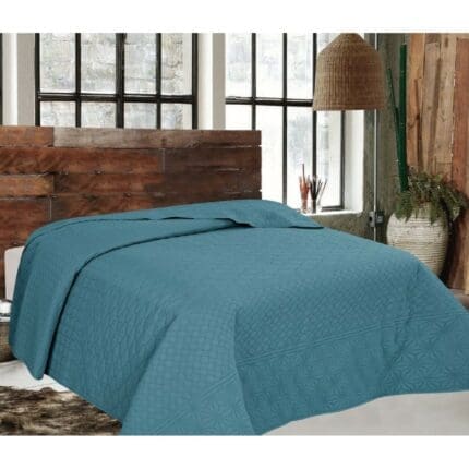 ΚΟΥΒΕΡΛΙ ELEGANCE ΥΠΕΡΔΙΠΛΟ 220X240 ADAM HOME  VENUS  DENIM