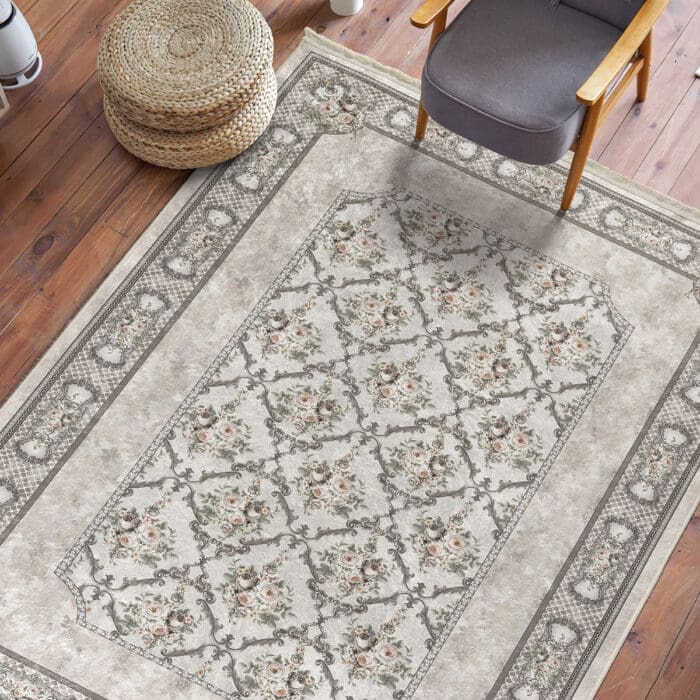 Χαλί Amara Art 9124 Μπεζ Beauty Home