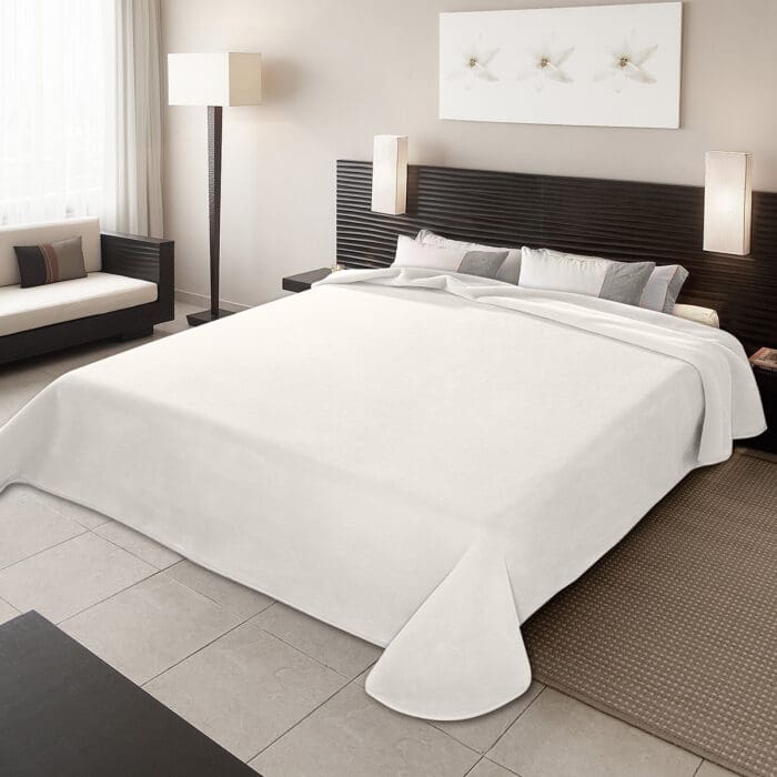 ΚΟΥΒΕΡΤΑ ΙΣΠΑΝΙΑΣ ΥΠΕΡΔΙΠΛΗ 220Χ240 BELPLA  STER PLAIN NATURAL(29)
