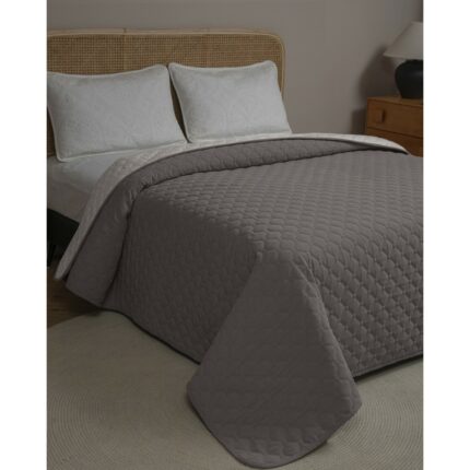 ΚΟΥΒΕΡΛΙ CHENILLE ΥΠΕΡΔΙΠΛΟ 220Χ240 ADAM HOME MISTRAL GREY