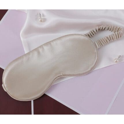 Μεταξωτή μάσκα ύπνου σε κουτί δώρου Art 12048 Μπεζ Beauty Home