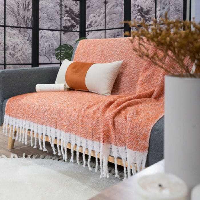 Ριχτάρι-Κουβέρτα Καναπέ Mohair 05 - 130 x 150cm