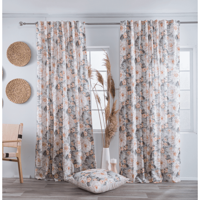 Κουρτίνα (Έτοιμη Ραμμένη) Novelda - 140x275cm