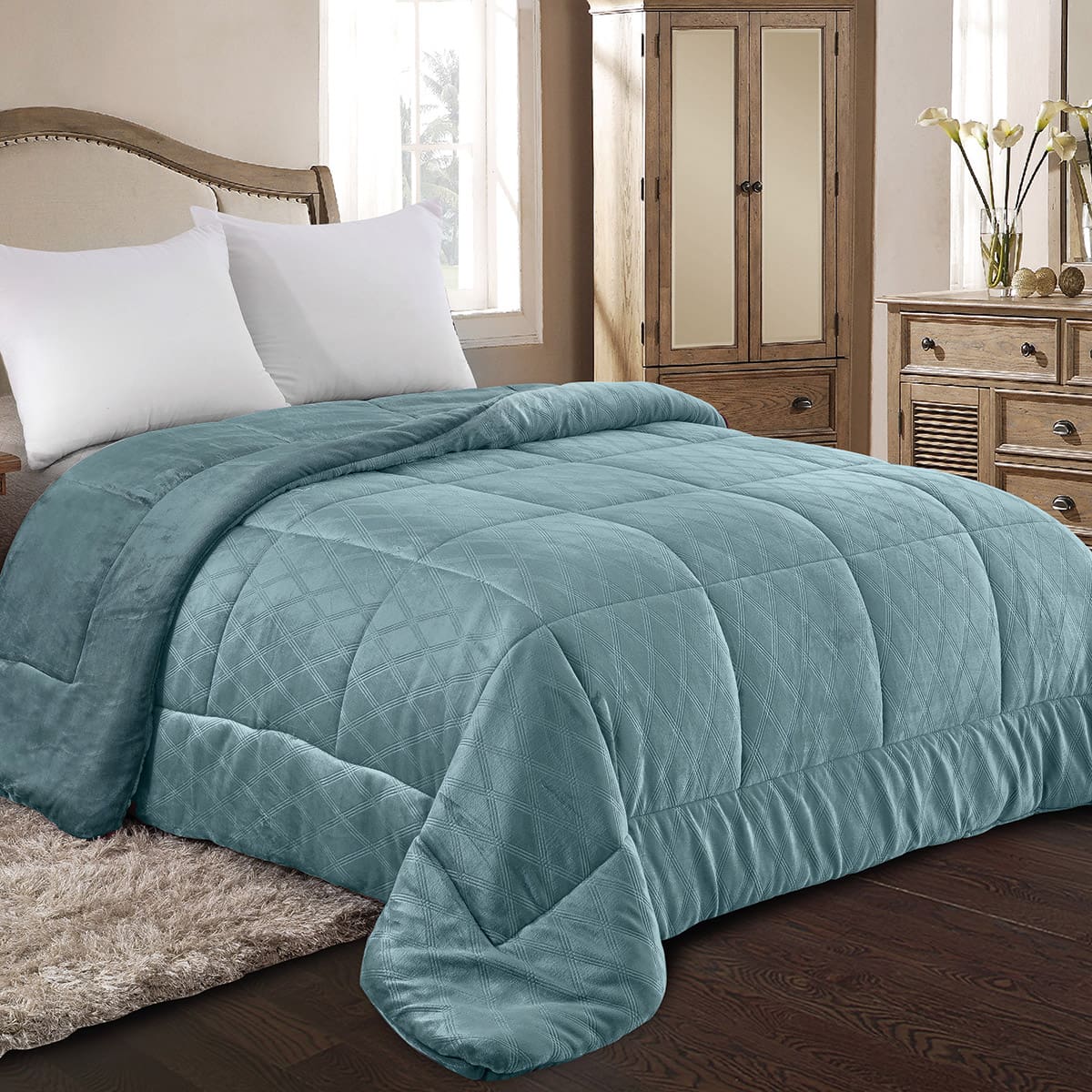 ΚΟΥΒΕΡΤΟΠΑΠΛΩΜΑ ΥΠΕΡΔΙΠΛΟ 220X240  ADAM HOME (812) LAGUNA