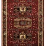ΧΑΛΙ PERSIA 6057 BURGUNDY ΜΕ ΚΡΟΣΣΙ - 133X190  NewPlan
