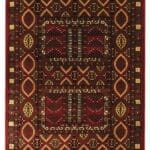 ΧΑΛΙ PERSIA 2273 BURGUNDY ΜΕ ΚΡΟΣΣΙ - 133X190  NewPlan