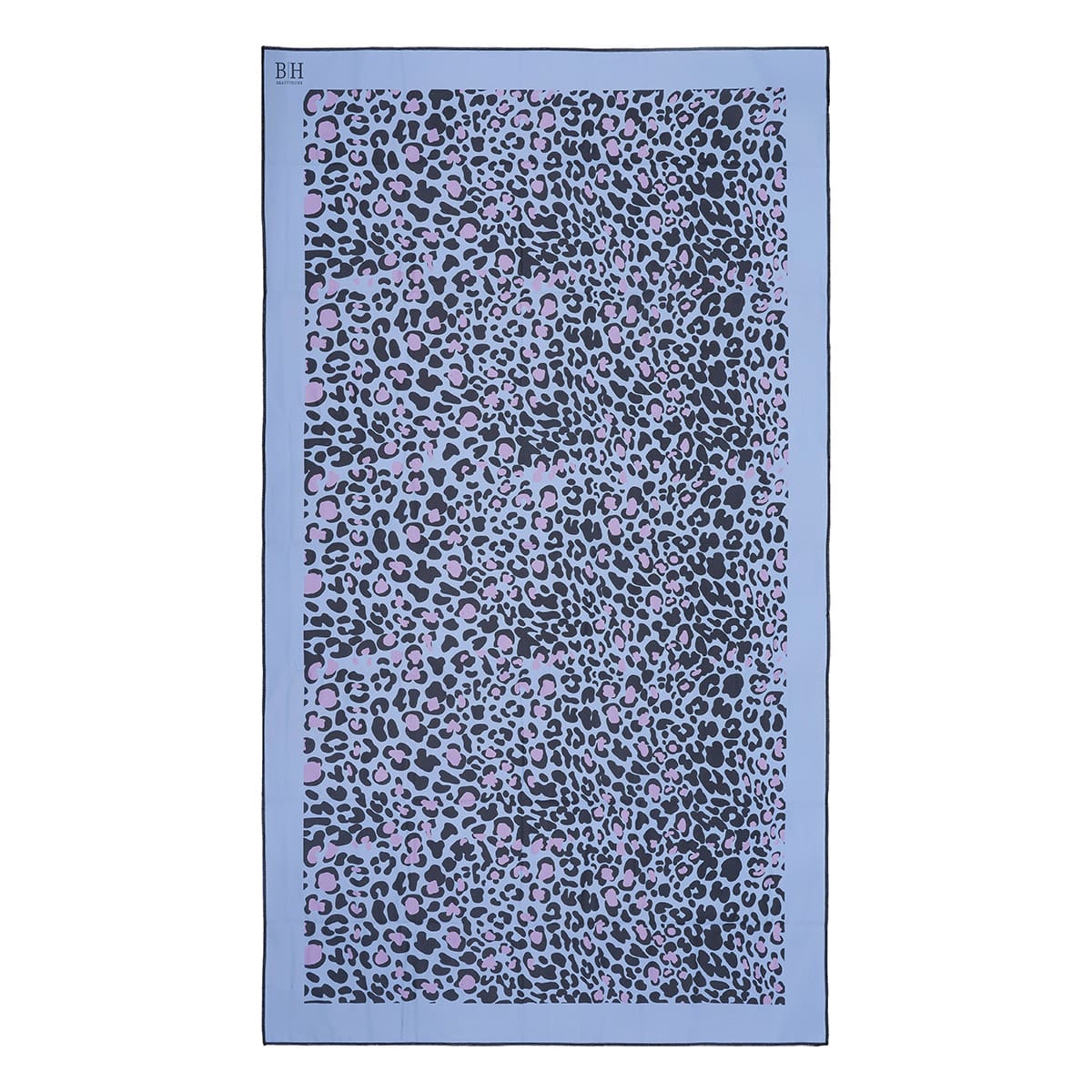Beauty Home Πετσέτα θαλάσσης διπλής όψης Microfiber Art 2255 90x160 Λιλά