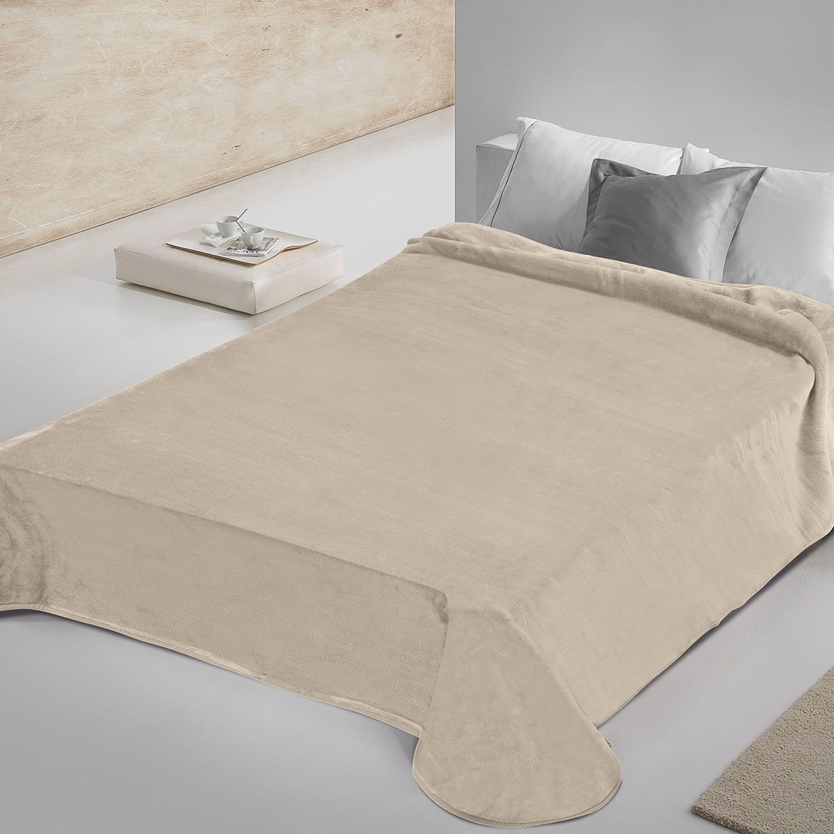 ΚΟΥΒΕΡΤΑ ΜΟΝΗ 160X220 ADAM HOME 700 CAPPUCCINO