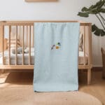 ΚΟΥΒΕΡΤΑ ΠΙΚΕ ΚΟΥΝΙΑΣ 110X140 ADAM HOME SPACE BLUE