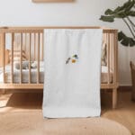 ΚΟΥΒΕΡΤΑ ΠΙΚΕ ΑΓΚΑΛΙΑΣ 80X110 ADAM HOME SPACE WHITE