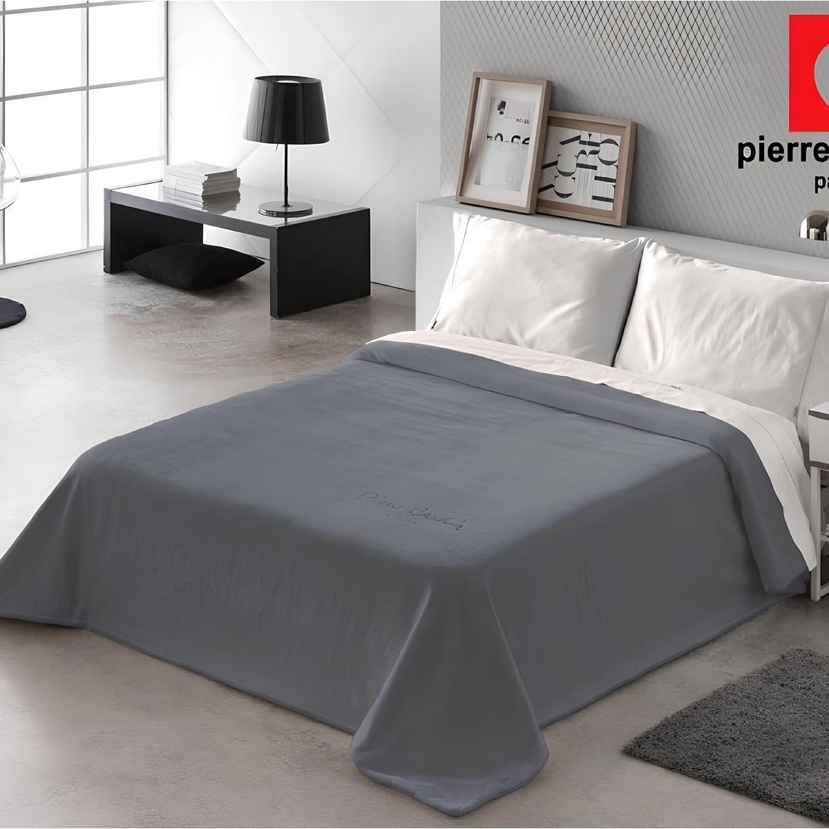 ΚΟΥΒΕΡΤΑ ΥΠΕΡΔΙΠΛΗ 220X240 PIERRE CARDIN NANCY STER 545 ANTHRACITE(70)