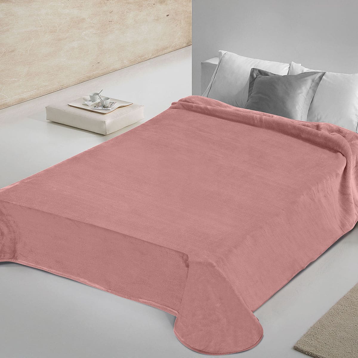 ΚΟΥΒΕΡΤΑ ΥΠΕΡΔΙΠΛΗ 220X240 ADAM HOME 700  OPAL ROSE