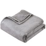 Beauty Home Κουβέρτα μονόχρωμη υπέρδιπλη Fleece Art 11555 220x240 Γκρι - Image 2