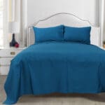 Beauty Home Σετ σεντόνια King Size με λάστιχο 4 Seasons Art 12000 260x270 Πετρόλ