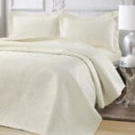 Beauty Home Σετ κουβερλί υπέρδιπλο Pixie Art 12314 230x250 Εκρού