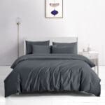 Beauty Home Σετ σεντόνια υπέρδιπλα Bamboo 300tc Art 12350 Midnight Charm 250x275 Ανθρακί