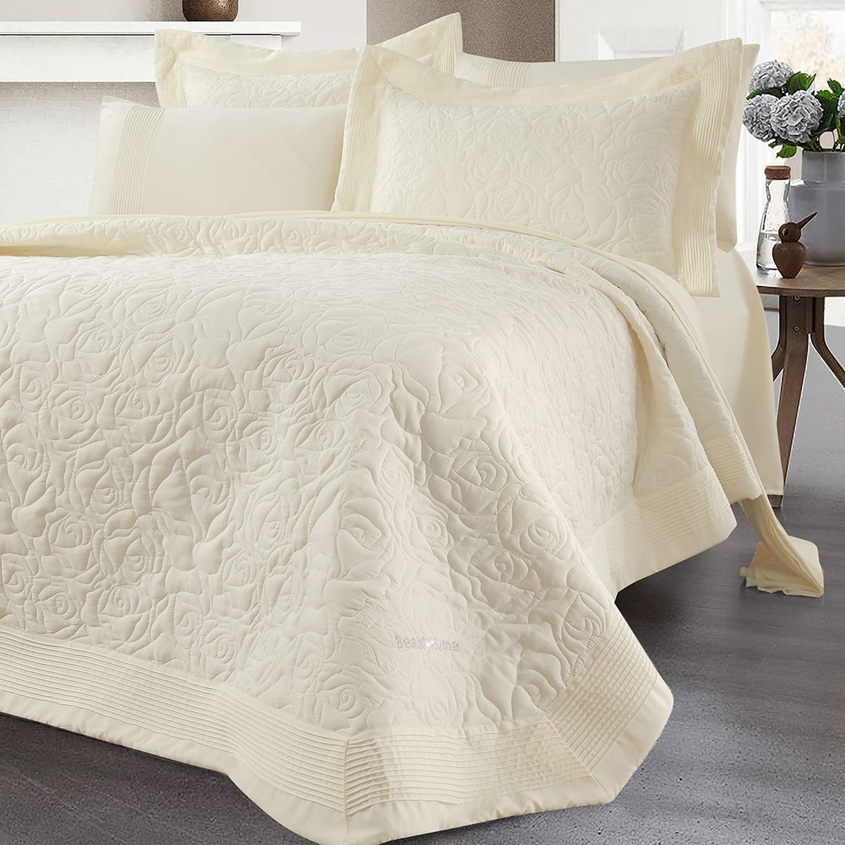 Beauty Home Νυφικό σετ 7 τμχ Rose Art 12500 230x250 Εκρού