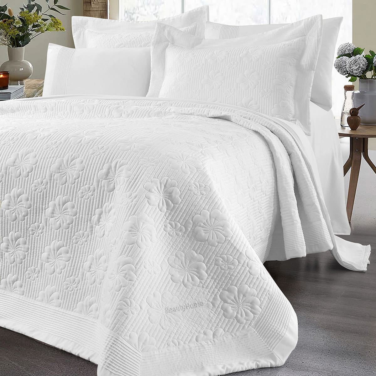 Beauty Home Νυφικό σετ 7 τμχ Marilia Art 12502 230x250 Λευκό