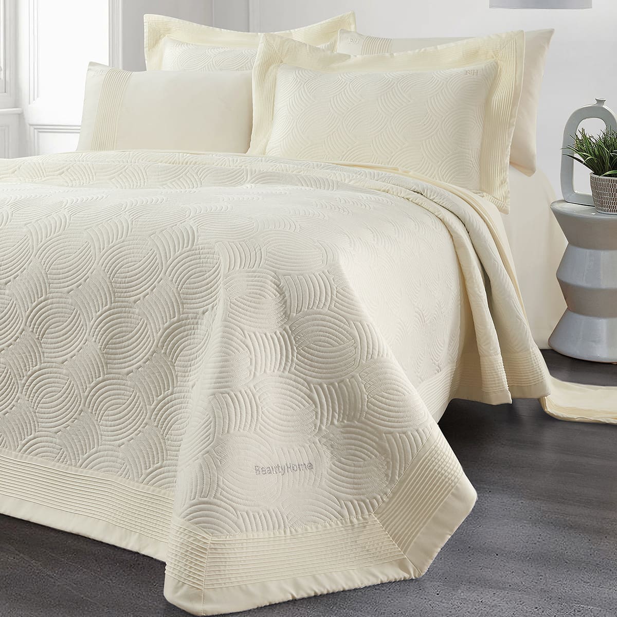 Beauty Home Νυφικό σετ 7 τμχ Clio Art 12503 230x250 Εκρού