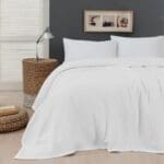 Beauty Home Πικέ υπέρδιπλη waffle Art 1990 White 230x240 Λευκό