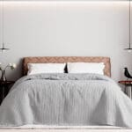 Beauty Home Πικέ υπέρδιπλη waffle Art 1990 Silver 230x240 Γκρι