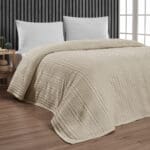 Beauty Home Πικέ υπέρδιπλη Division Αrt 1995 Εκρού 230x240