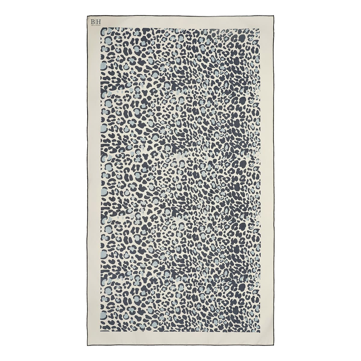 Beauty Home Πετσέτα θαλάσσης διπλής όψης Microfiber Art 2252 90x160 Γκρι