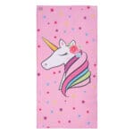 Beauty Home Πετσέτα θαλάσσης διπλής όψης παιδική Microfiber Αrt 2266 Ροζ