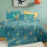 ΠΑΙΔΙΚΗ ΚΟΥΒΕΡΤΑ DINOS ON WHEELS 160Χ220 NEF-NEF HOMEWARE