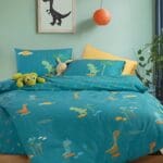 ΠΑΙΔΙΚΗ ΣΕΤ ΠΑΠΛΩΜΑΤΟΘΗΚΗ ΜΟΝΗ DINOS ON WHEELS 160Χ240 NEF-NEF HOMEWARE