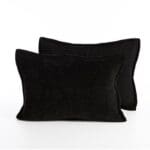 ΜΑΞΙΛΑΡΟΘΗΚΗ ELEMENTS-BRAVE ΣΕΤ 2 ΤΜΧ 52Χ72 NEF-NEF HOMEWARE  BLACK