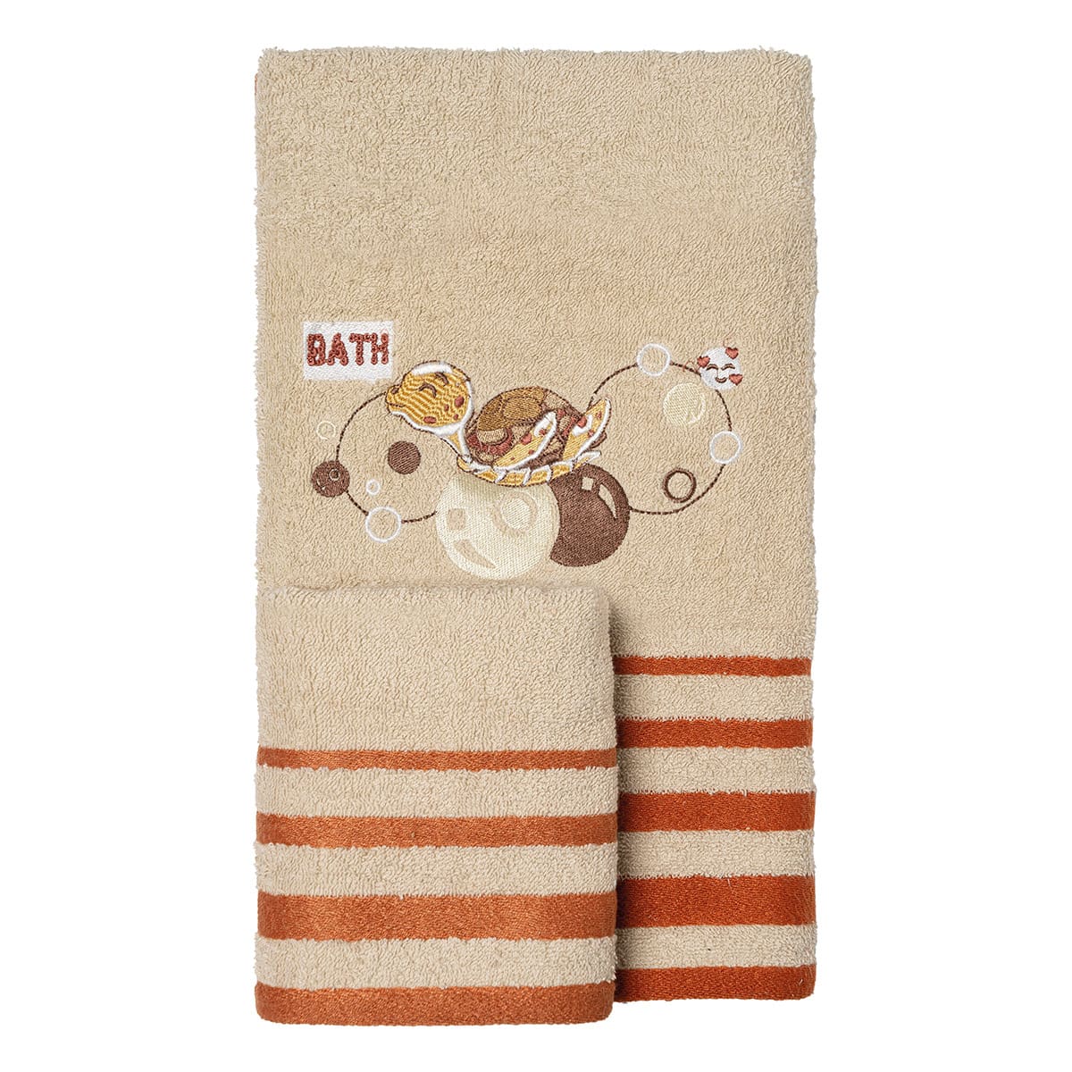 Beauty Home Σετ πετσέτες Art 5425 Σετ 2τμχ Μπεζ Beauty Home Σετ πετσέτες Art 5425 Σετ 2τμχ Μπεζ